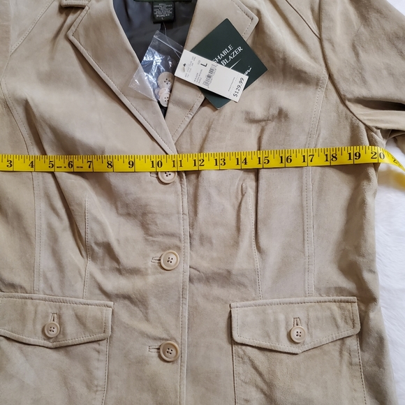 NWT Beige Suede Jacket - Picture 11 of 16